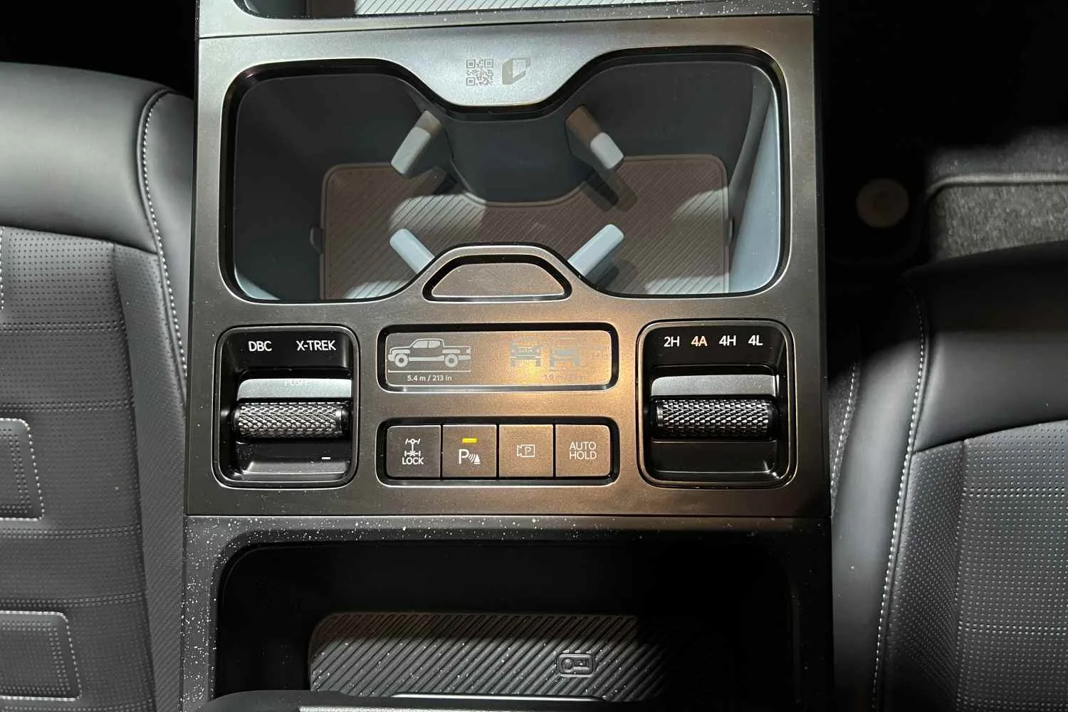 Kia Tasman interior drive modes 1